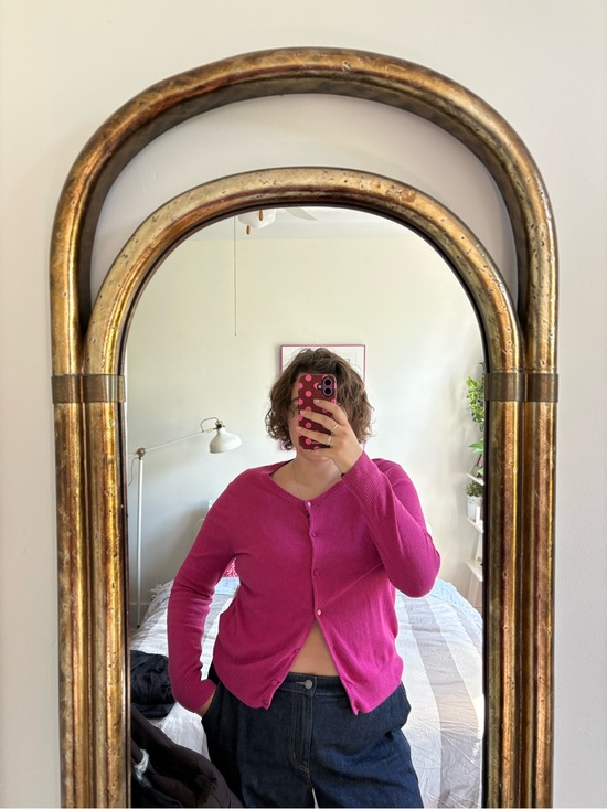 Joe Fresh Sweaters - Bright Fuchsia Button-Up Cardigan